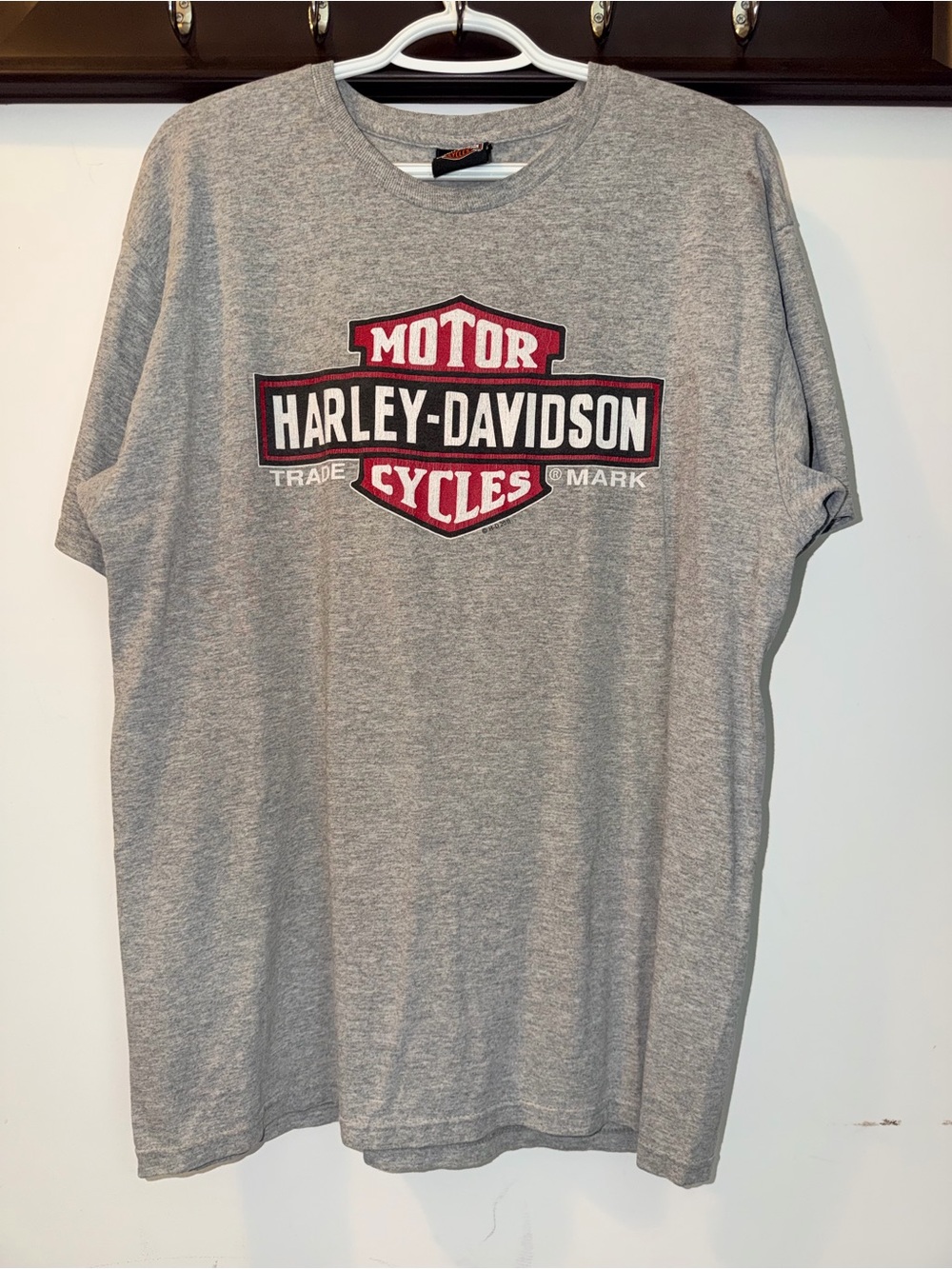 Harley-Davidson Men's Gray Logo T-Shirt Size XL